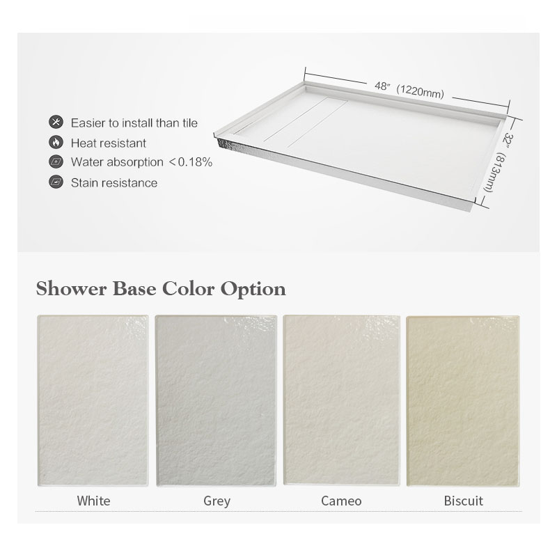 shower pan base shower tray 32X48 Inches for US market