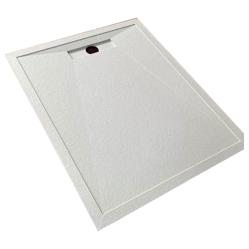 Anti-slip shower bases shower tray with foamed cement board rock plate