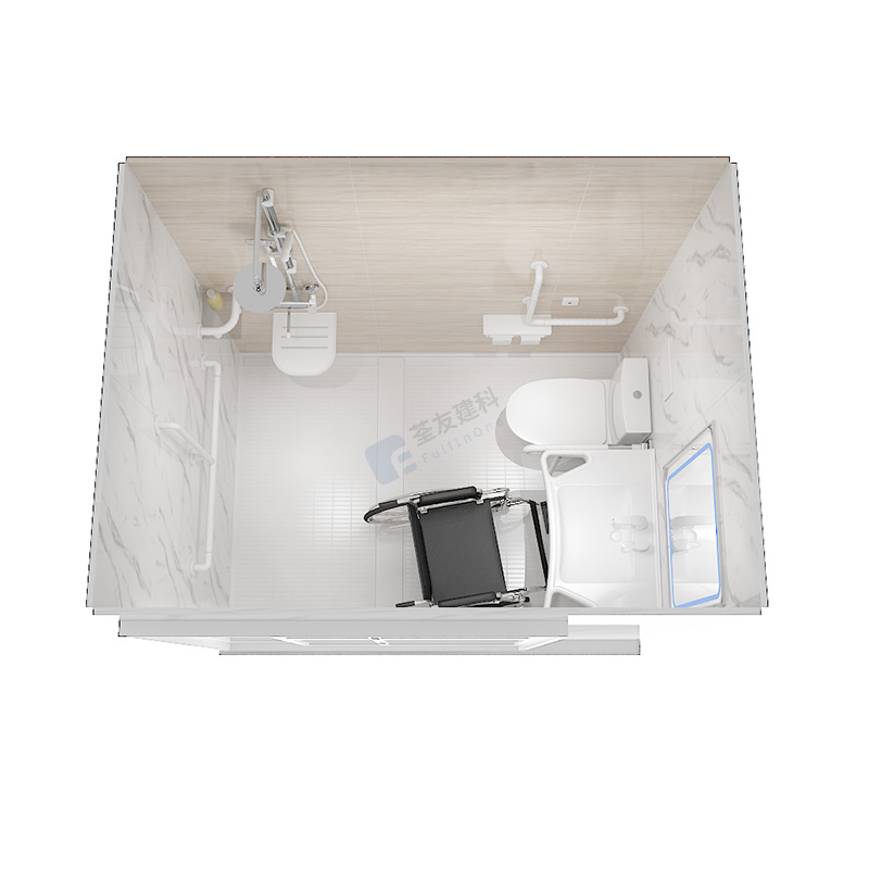SMC shower room all in one bathroom pod prefab bathroom unit (BUN1622)
