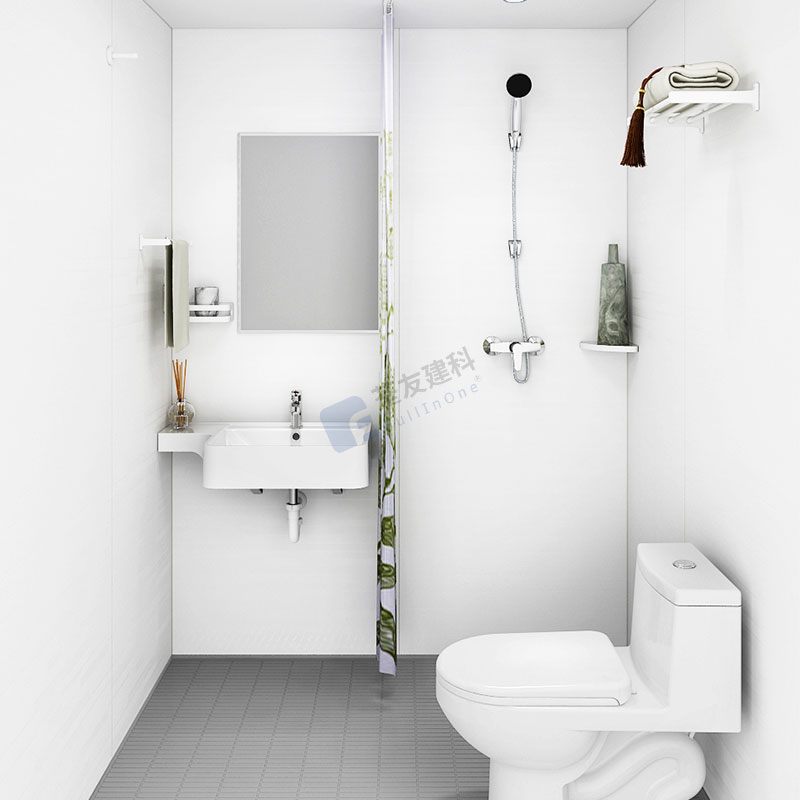 Easy and fast installation prefabricated bathroom units modular bathroom pods