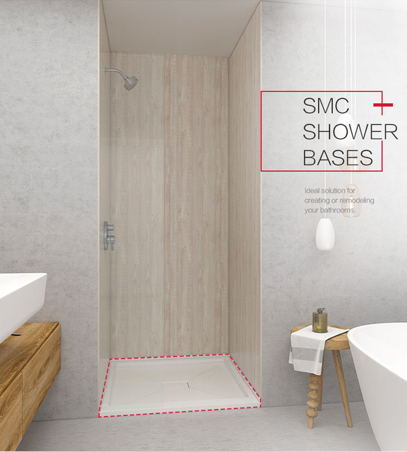 Easy installation shower pan shower base door tray 36X36 inches for US market