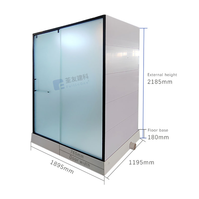 Fast installation engineering preferred bathroom unit modular toilet unit(MTU1219)