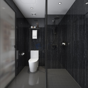 Nice quality prefab toilet bathroom units(BUX1518)