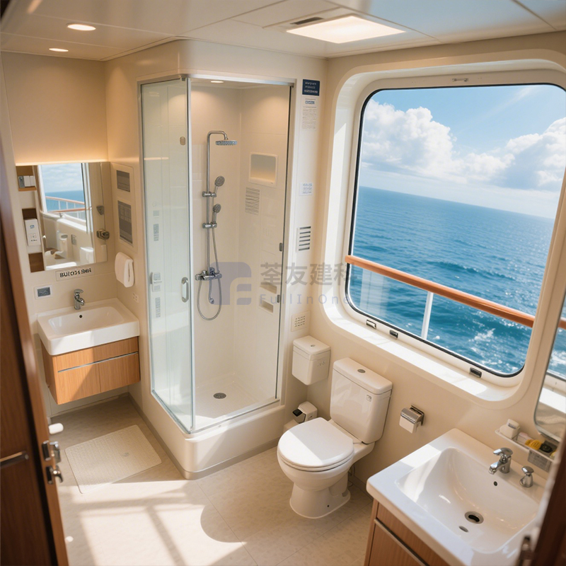 Fast Installation Bathroom Units Prefabricated Bathroom Pod for Cruise Ship Projects