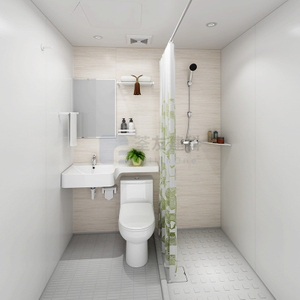 Integrated Design Prefabricated Bathroom Modular Prefab Bathroom Pod(BUL1418)