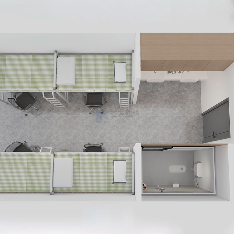 Chinese manufacturer modular bathroom prefab bathroom with shower and toilet for school dormitory