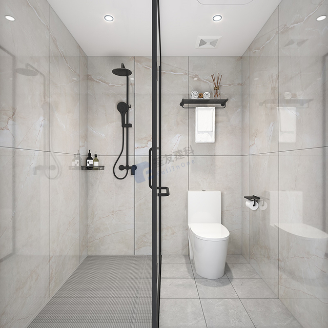 Luxury design modular prefabricated bathroom prefab bathroom pod(BUX1418)