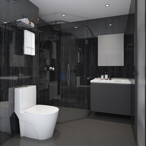 Fast installatoion bathroom all In one prefabricated bathroom unit(BUX1721)