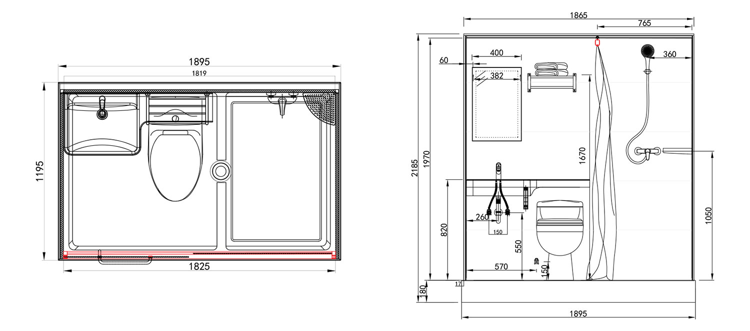 modular-toilet-units-1219-plan-and-elevation-drawings