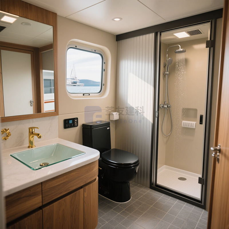 Marine Project Integrated Bathroom, Ready-to-use Prefab Bathroom Pod