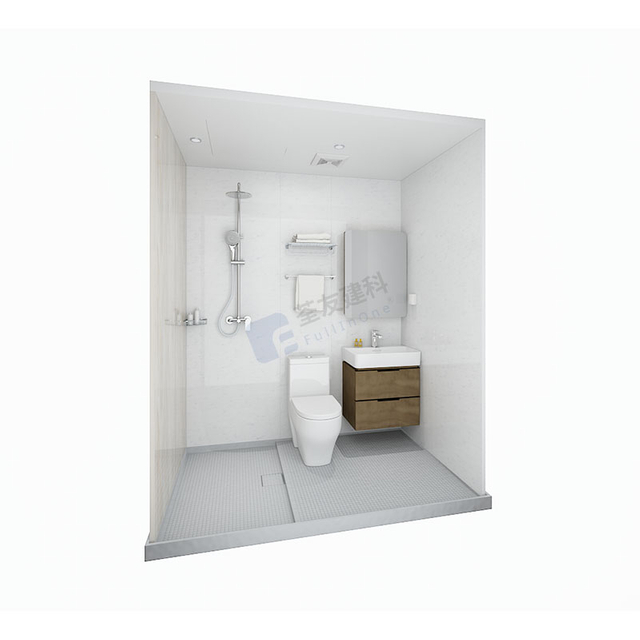 SMC prefab toilets all in one bathroom units for hotels