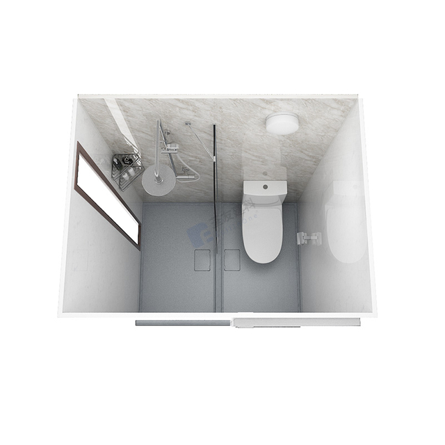 Japanese waterproof bathroom unit prefabricated bathroom pods with toilet