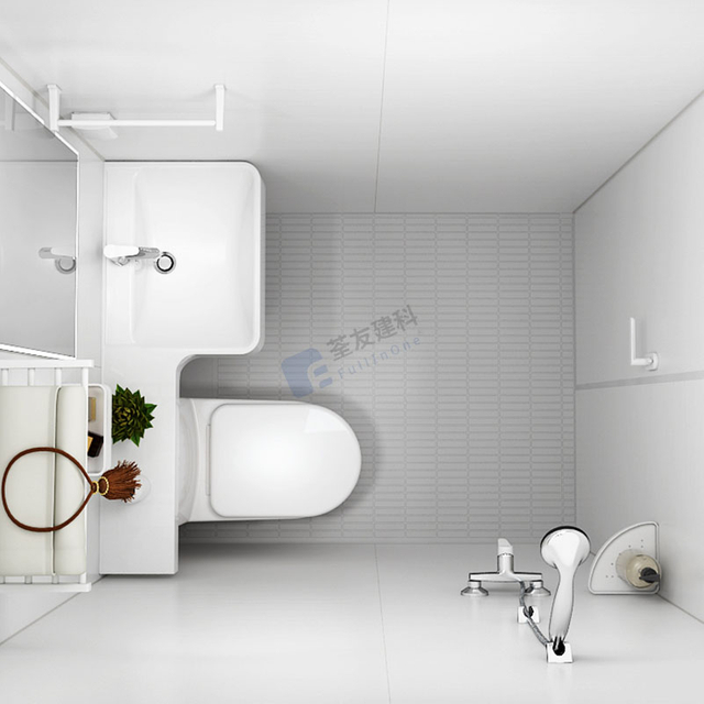 Simple style bathroom units all in one bathroom pods