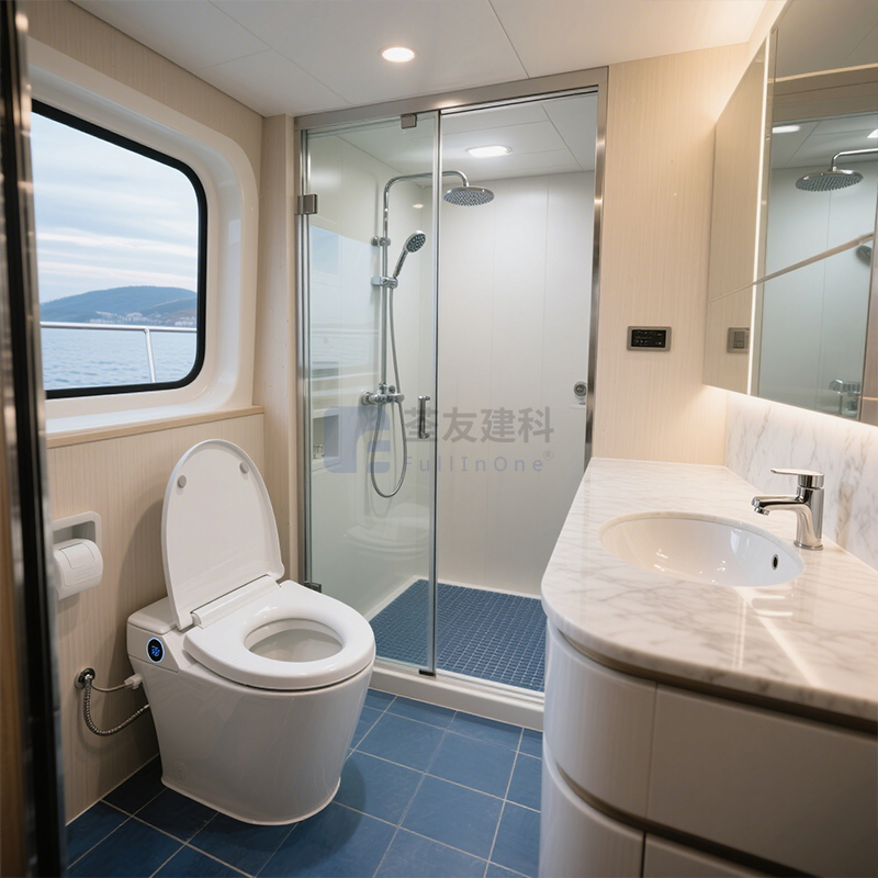 Marine Project Integrated Bathroom, Ready-to-use Prefab Bathroom Pod