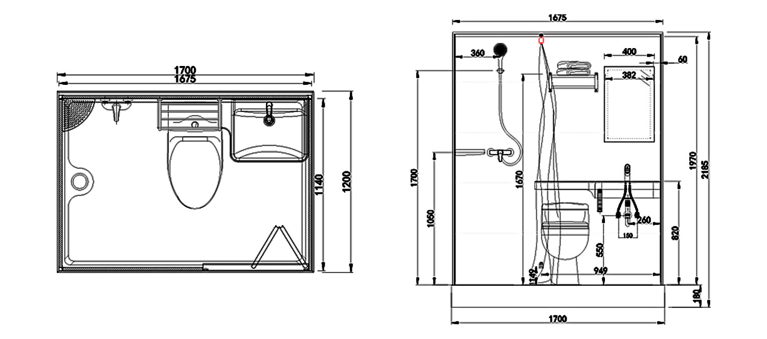 modular-toilet-units-1217-plan-and-elevation-drawings