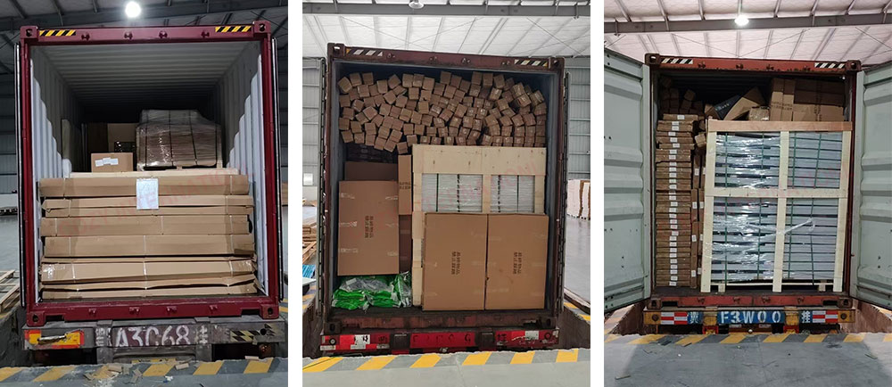 shipment on prefabricated bathroom units
