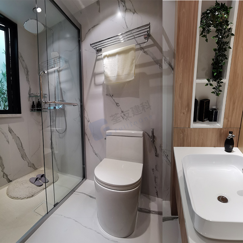 Fast installatoion all In one prefabricated bathroom unit(BUX1424)