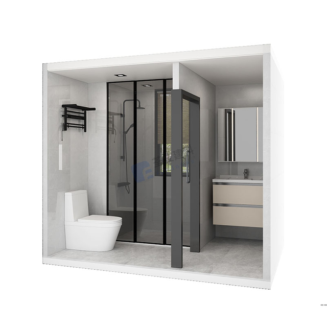 Prefab designs integrated bathroom pods all in one(BUX1618)