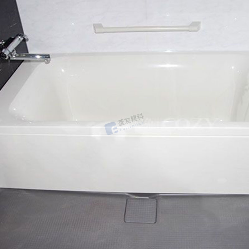 Durable soaking with drainer hotel villa bathroom bathtub