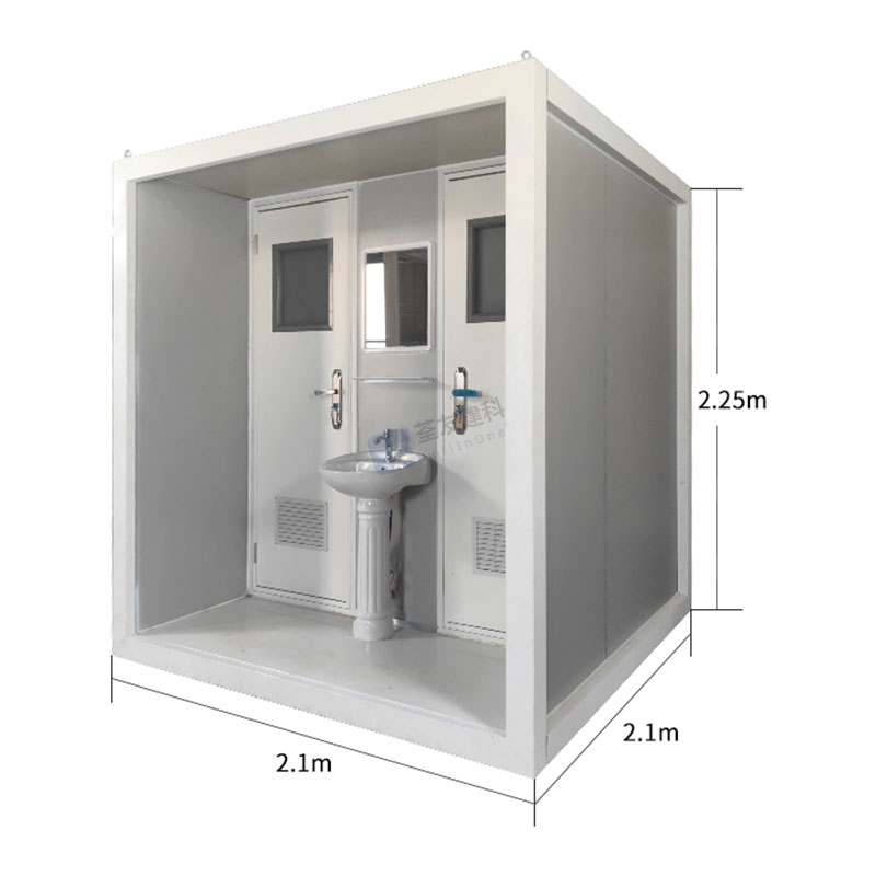 Factory mobile bathroom park public WC custom portable toilet outdoor toilets for sale