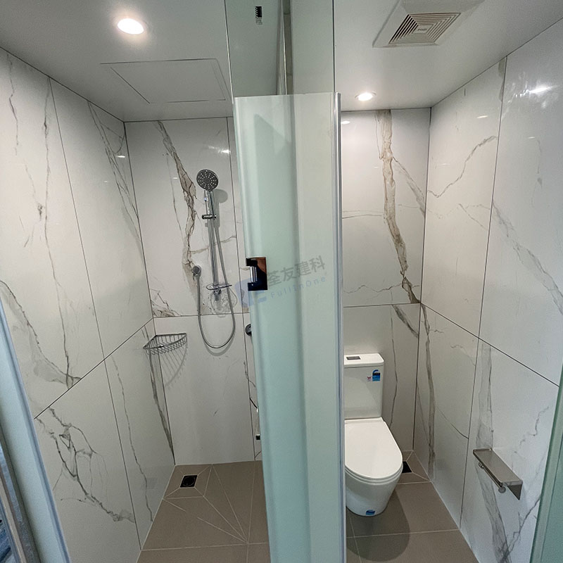 Modern ceramic tile bathroom pods with australian standard(QUBP1826)